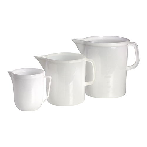 Maatbeker kunststof wit 1Ltr
