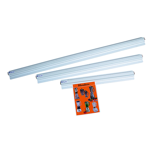 Bonnenhouder kunststof wit 75cm