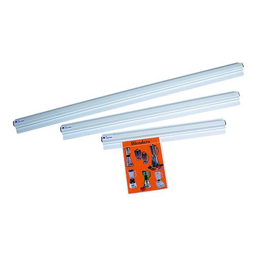 Bonnenhouder kunststof wit 100cm
