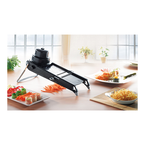 Groentesnijder 'Swing' RVS/kunststo Groentesnijder 'Swing' RVS/kunststo