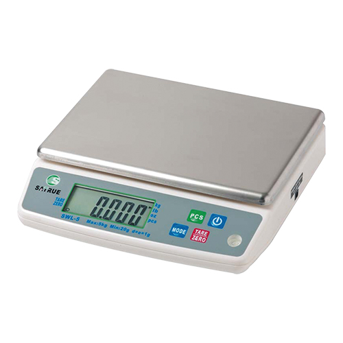 Electr weegschaal RVS plateau 5KG Electr weegschaal RVS plateau 5KG