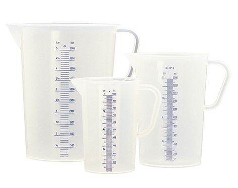 Maatbeker kunststof 5 L Maatbeker kunststof 5 L