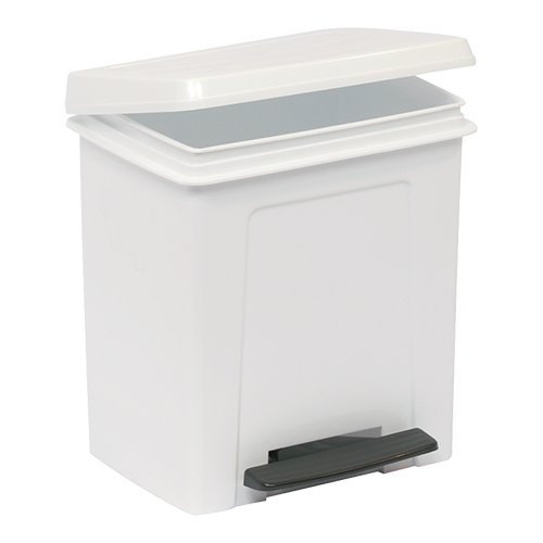 Pedaalemmer Kunststof 26L Wit