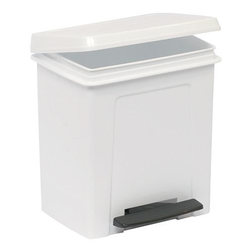 Pedaalemmer Kunststof 26L Wit
