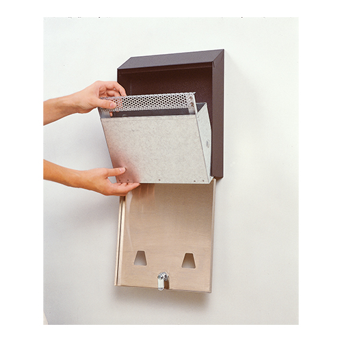 Wandasbak Gegalv. 250x80x320mm RVS Wandasbak Gegalv. 250x80x320mm RVS