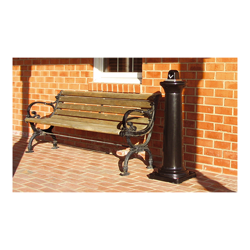 Rokerszuil RM3800 103cm Zwart Rokerszuil RM3800 103cm Zwart