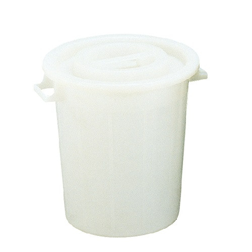 Afvalvat Kunststof 75L Wit
