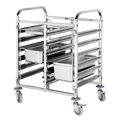 Regaalwagen 2x 1/1 GN 99x74x55cm Regaalwagen 2x 1/1 GN 99x74x55cm