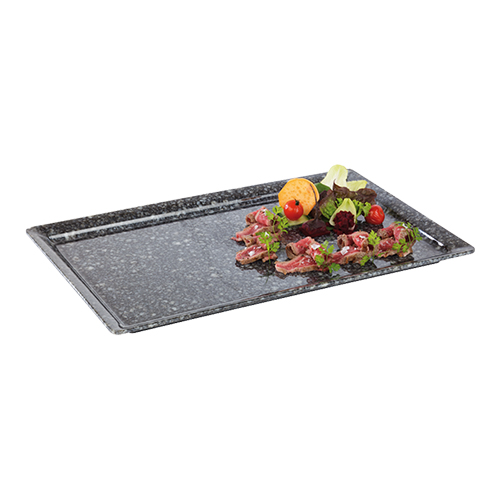 Serveerplateau Graniet-look 2/4 GN