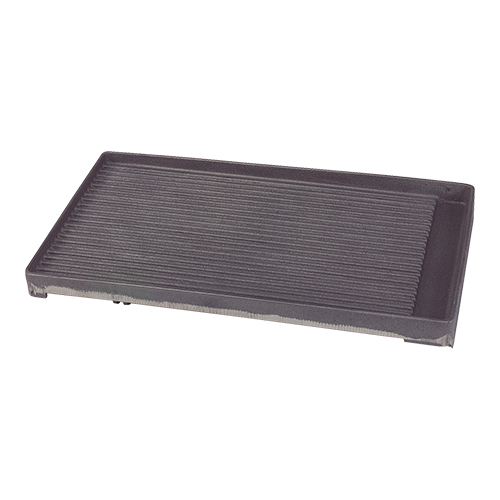 Grillplaat Geribbeld tbv 2 Branders Grillplaat Geribbeld tbv 2 Branders