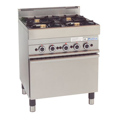 Gasfornuis 4 Branders + Gasoven