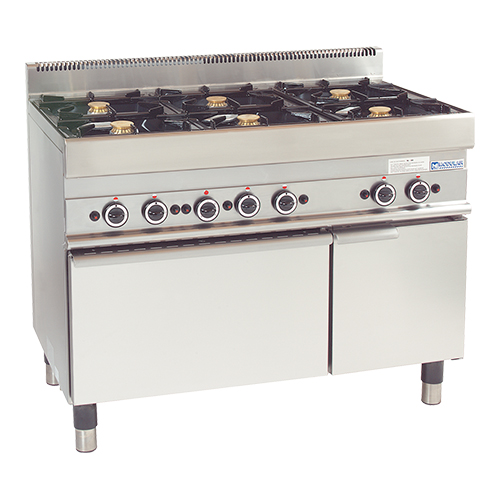 Gasfornuis 6 Branders + Gasoven