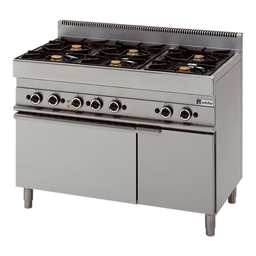 Gasfornuis Electr. Heteluchtoven 6x Gasfornuis Electr. Heteluchtoven 6x