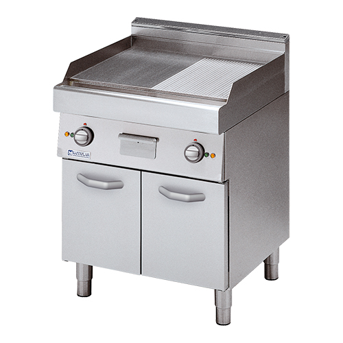 Bak/Grillplaat Electr Glad/Gegroefd