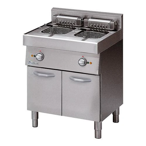 Electrische Friteuse 2 x10Ltr 70cm