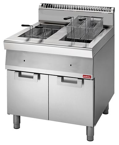Gasfriteuse 2x 13 Ltr 700mm