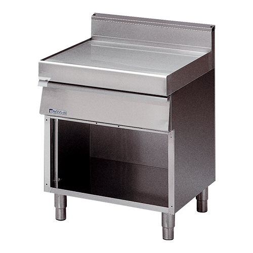Werk-unit RVS + opberglade 70cm