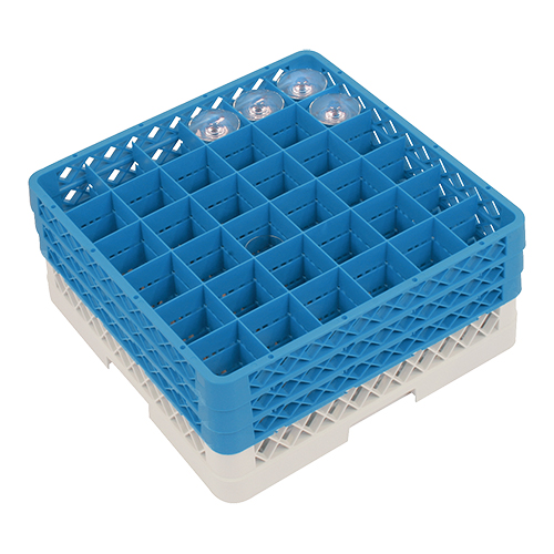 Voetglazenkorf 14x50x50cm 36vaks