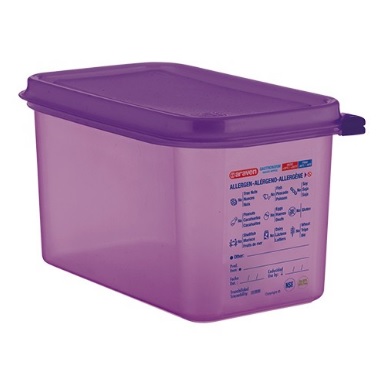 Voedseldoos 1/4 265x162x150mm Voedseldoos 1/4 265x162x150mm