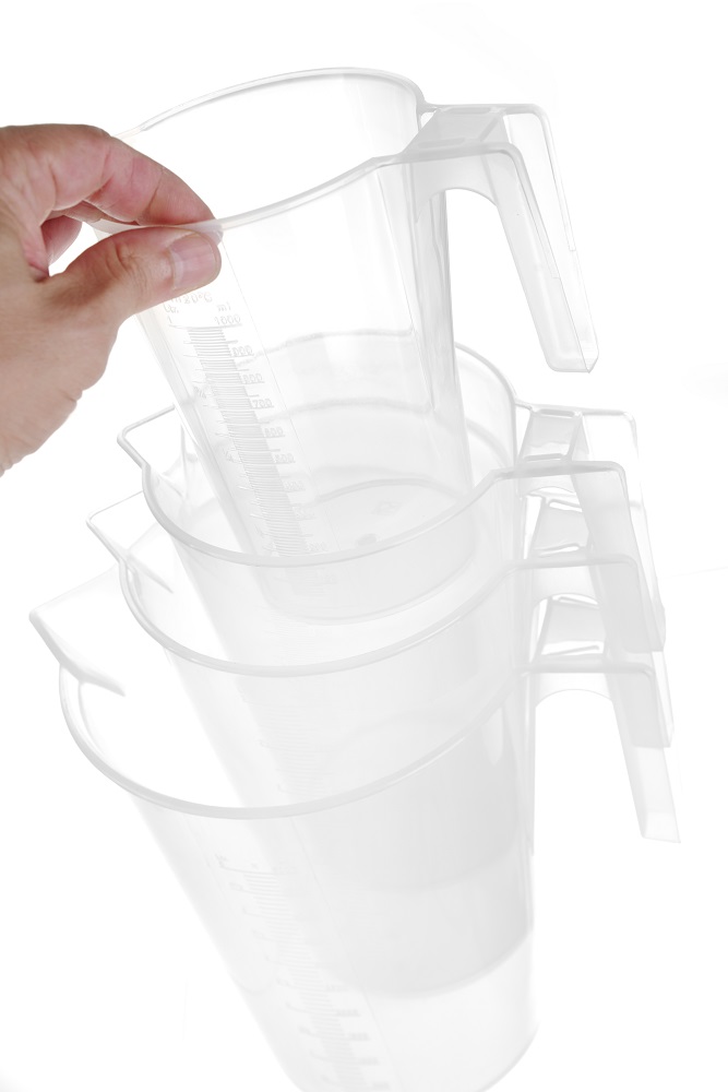 Maatbeker PP Stapelbaar 1L Maatbeker PP Stapelbaar 1L
