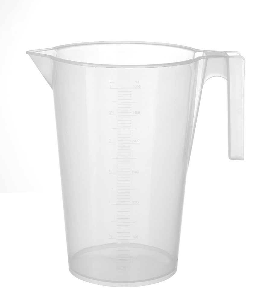 Maatbeker PP Stapelbaar 3L