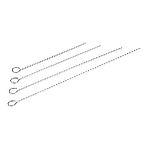 Satepennen RVS, plat+vast oog 25cm Satepennen RVS, plat+vast oog 25cm