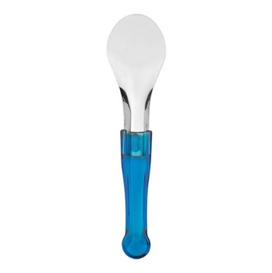 IJsspatel RVS m/ Handvat Blauw 25cm