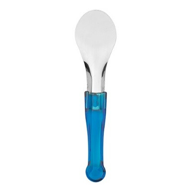 IJsspatel RVS m/ Handvat Blauw 25cm