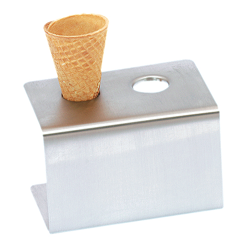 IJshoornhouder 2-gats 9x13x9cm RVS