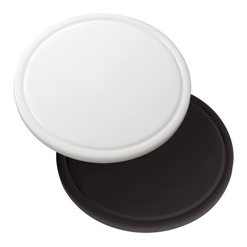 Snijblad rond met geul wit