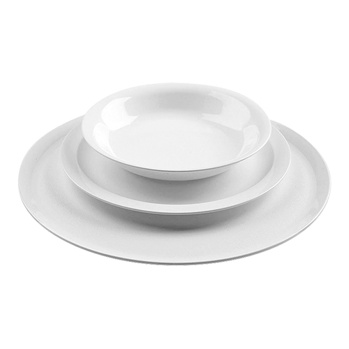 Bord diep polycarbonaat rond 208mm
