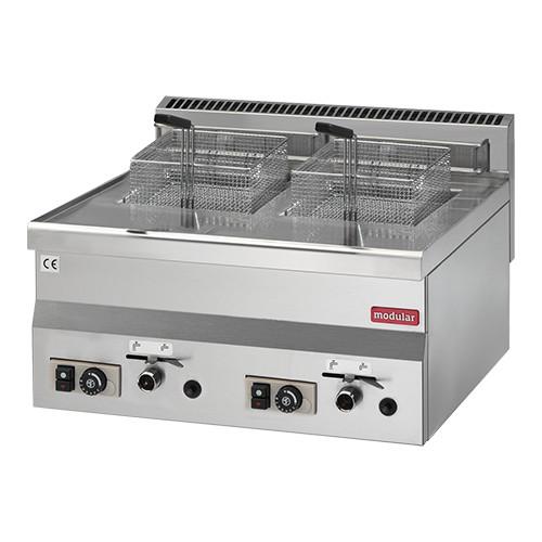 Friteuse Gas 2x8L 60x60