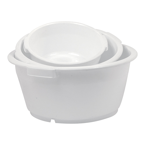 Restbak wit, Ø51cm, H23cm, Lit30