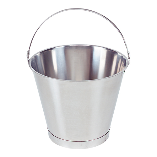 Emmer RVS Maatverdeling 15L
