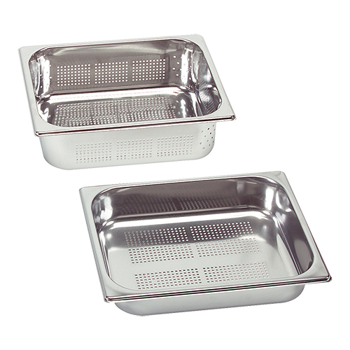 Gastronormbak 1/2 RVS H200mm geperf