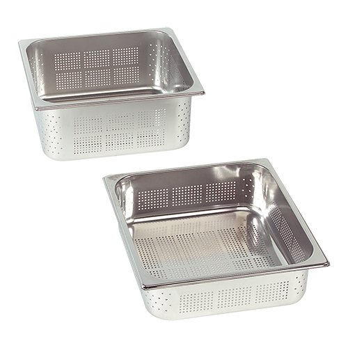 Gastronormbak 2/3 RVS H200mm geperf