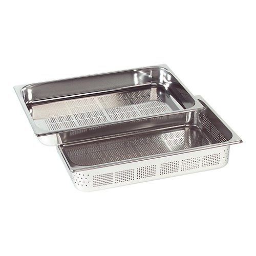 Gastronormbak 1/1 RVS H40mm geperf