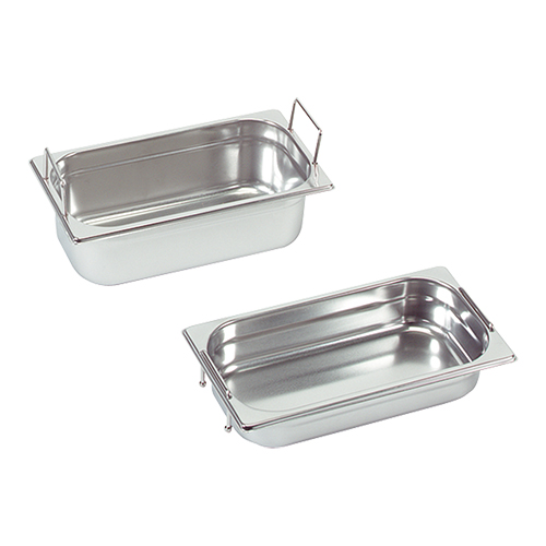 Gastronormbak 1/3 RVS H150mm grepen