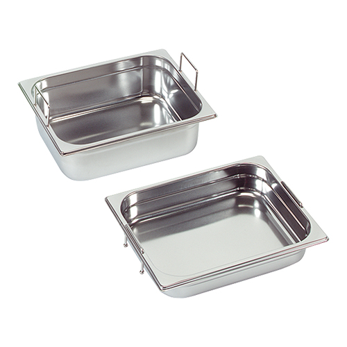 Gastronormbak 1/2 RVS H100mm grepen