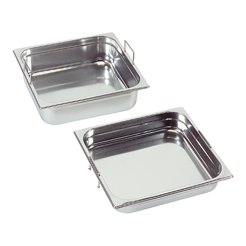 Gastronormbak 2/3 RVS H100mm grepen