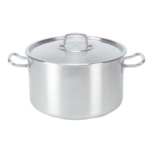 Kookpan middelhoog m/deksel Ø16cm.