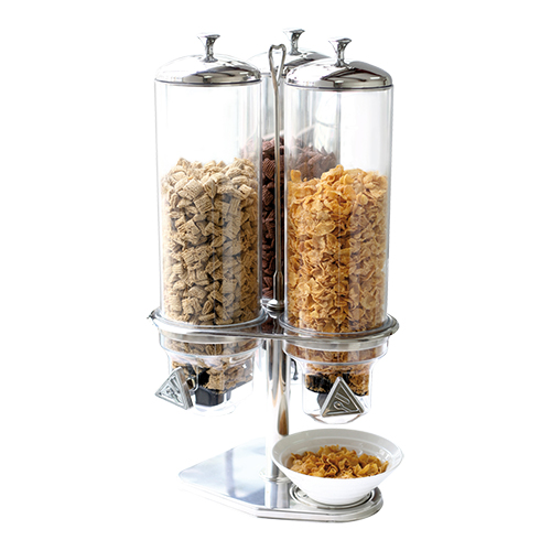 Dispenser + 3 Vultrechters van 4ltr