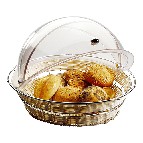 Rolltop deksel rond 38cm, hoog 20cm Rolltop deksel rond 38cm, hoog 20cm