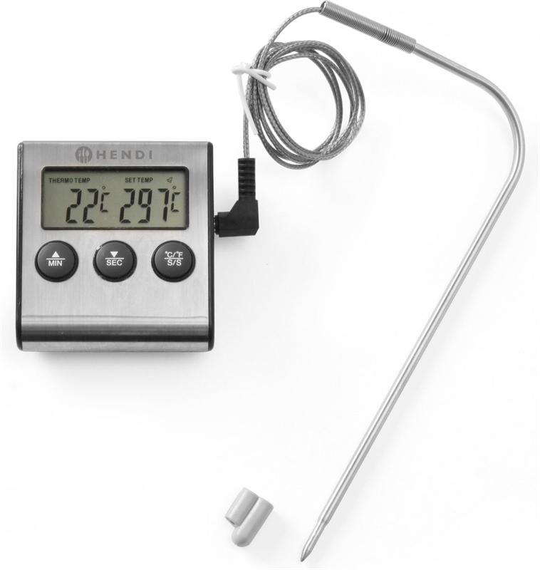 Braad Thermometer/Timer 0-250Graden