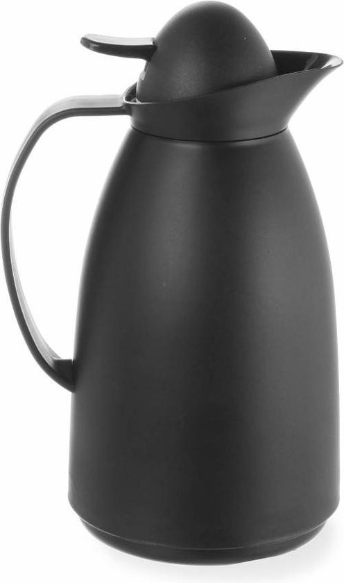 Thermoskan Glazen Binnenfles Zwart