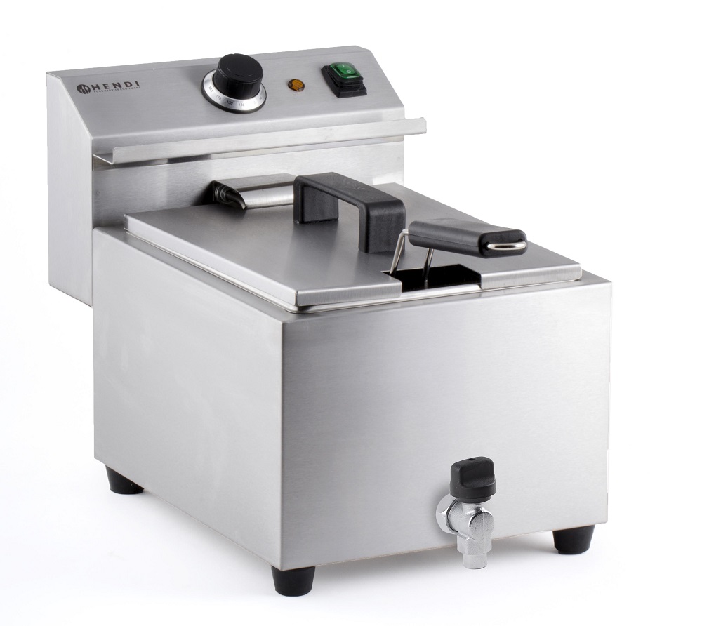 Friteuse Masterpro + Aftapkraan 8L