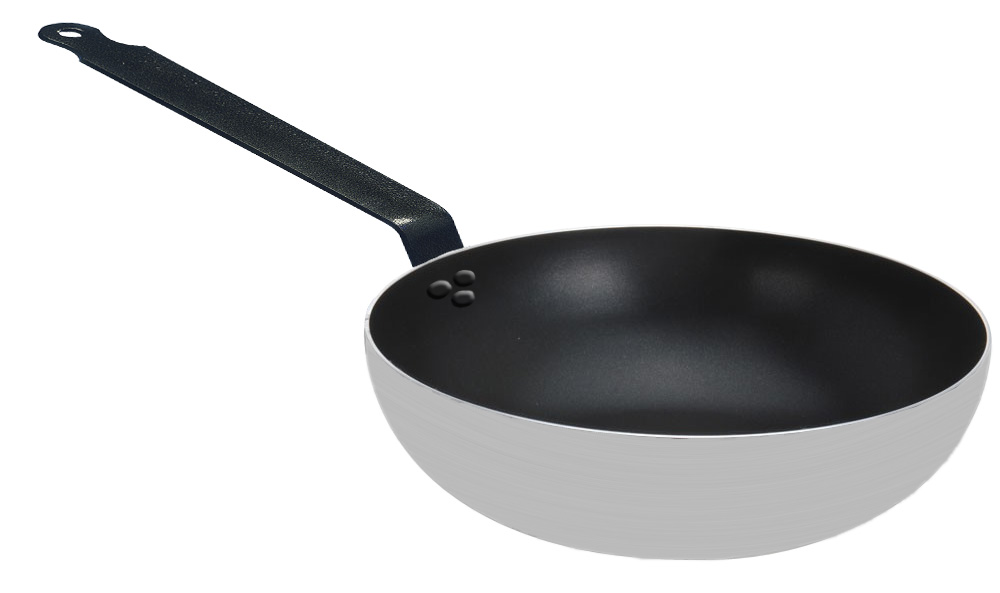 Wokpan Alu+Stalen Handvat 320x100mm