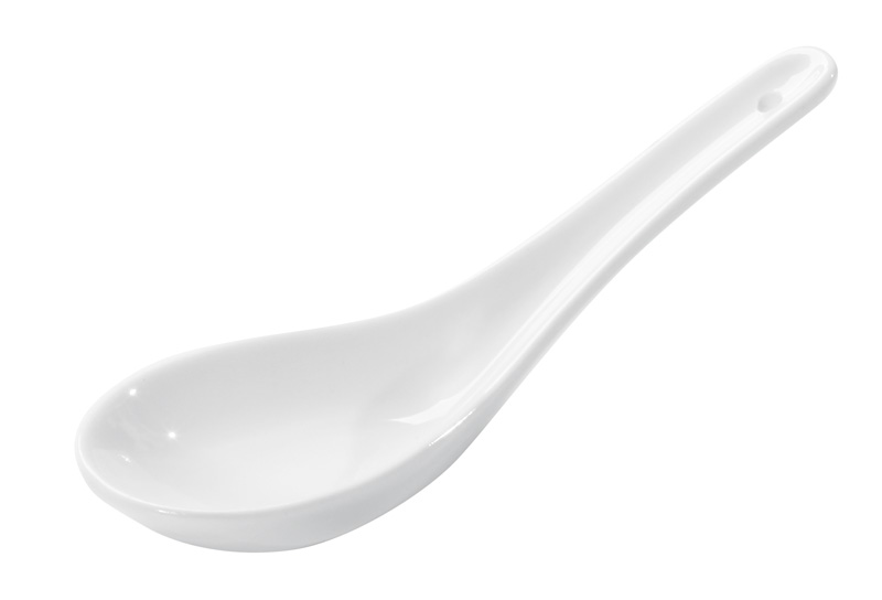 Lepel Porselein 133x43x26mm 6st Lepel Porselein 133x43x26mm 6st