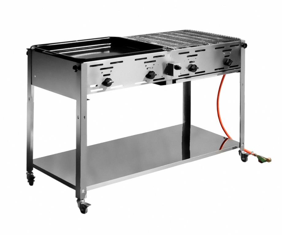 BBQ Gas Grill-Master RVS 22kW BBQ Gas Grill-Master RVS 22kW