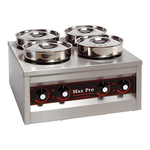 Foodwarmer 4,5 liter 4 pannen